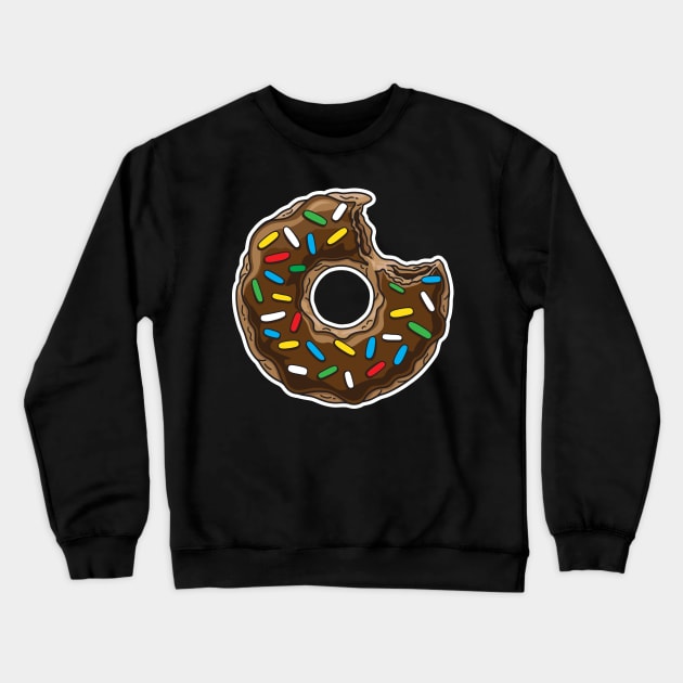 Chocolate donut Crewneck Sweatshirt by Plushism